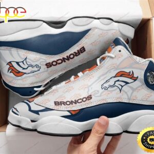 NFL Denver Broncos Air Jordan 13 Sneaker Shoes