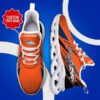 NFL Denver Broncos Custom Name Orange Max Soul Shoes