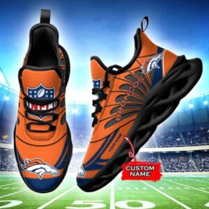 NFL Denver Broncos Max Soul Sneaker Custom Name 62M12