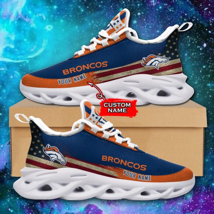 NFL Denver Broncos Max Soul Sneaker Custom Name Pod 42 M1RTT