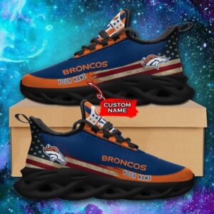 NFL Denver Broncos Max Soul Sneaker Custom Name Pod 42 M1RTT