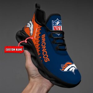 NFL Denver Broncos Max Soul Sneaker Custom Name Ver 1