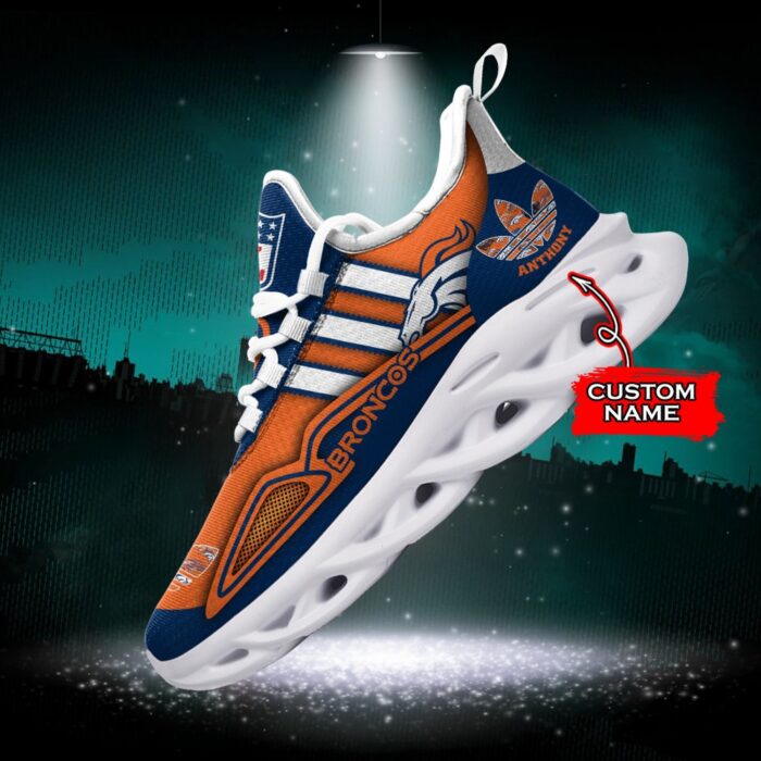 NFL Denver Broncos Max Soul Sneaker Custom Name Ver 4