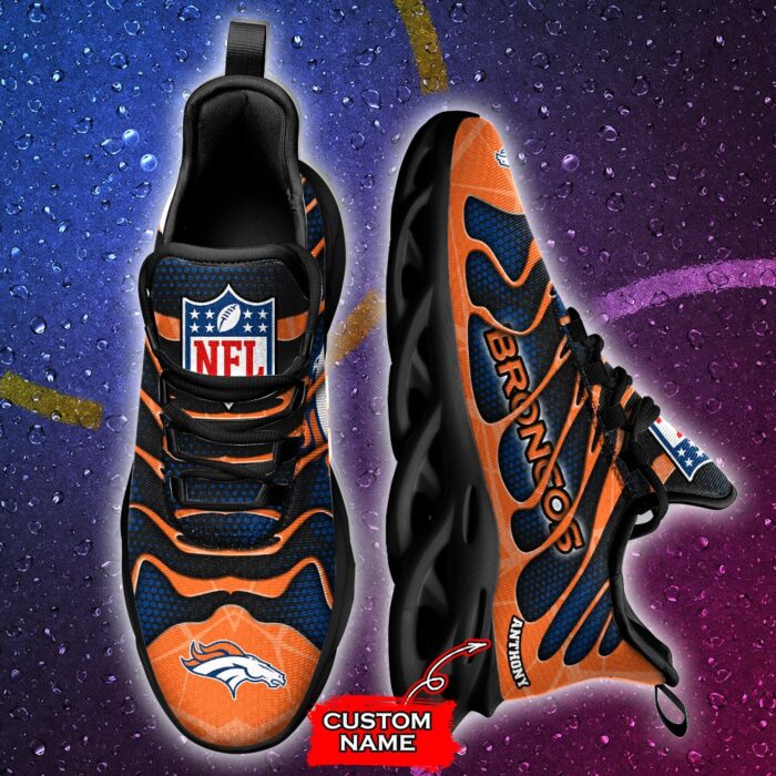 NFL Denver Broncos Max Soul Sneaker Custom Name Ver 5