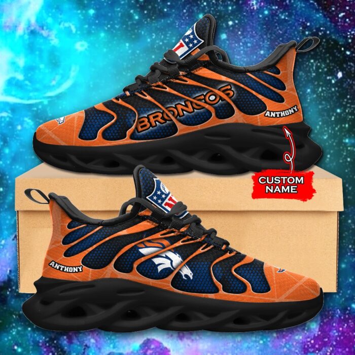 NFL Denver Broncos Max Soul Sneaker Custom Name Ver 5