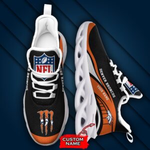 NFL Denver Broncos Max Soul Sneaker Monster Custom Name Style 2