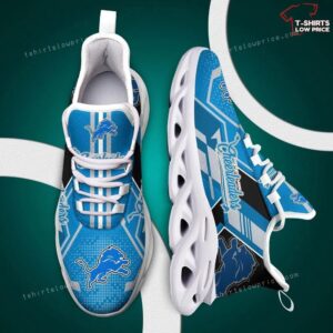 NFL Detroit Lions Cheerleaders Honolulu Blue Max Soul Sneakers Sport Shoes