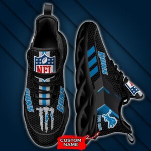 NFL Detroit Lions Max Soul Sneaker Custom Name 43M1