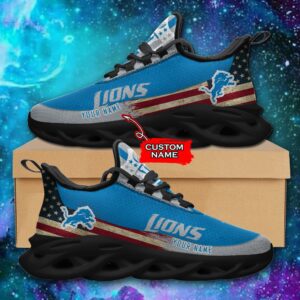 NFL Detroit Lions Max Soul Sneaker Custom Name Pod 42 M1RTT