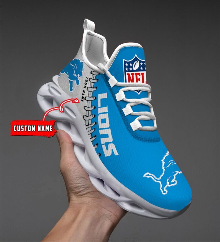 NFL Detroit Lions Max Soul Sneaker Custom Name Ver 1