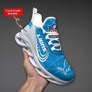 NFL Detroit Lions Max Soul Sneaker Custom Name Ver 3