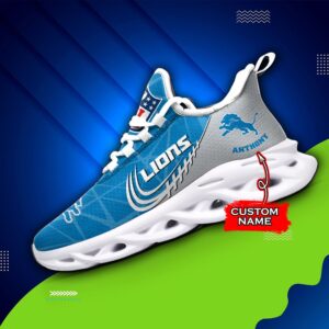 NFL Detroit Lions Max Soul Sneaker Custom Name Ver 3