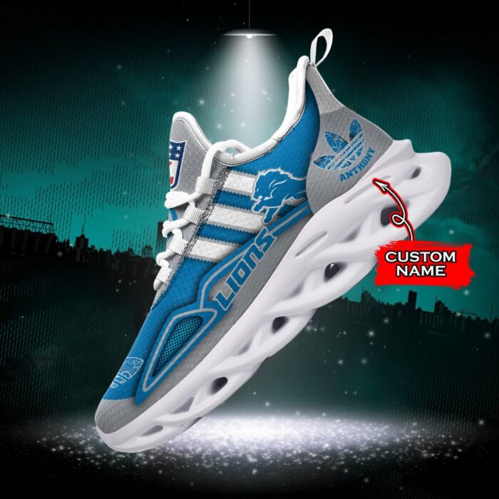 NFL Detroit Lions Max Soul Sneaker Custom Name Ver 4