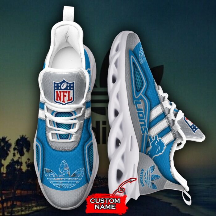 NFL Detroit Lions Max Soul Sneaker Custom Name Ver 4