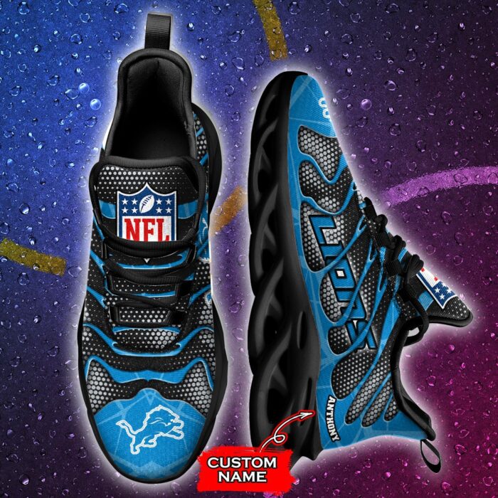 NFL Detroit Lions Max Soul Sneaker Custom Name Ver 6