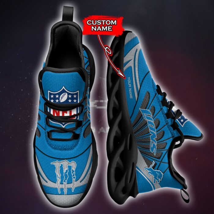 NFL Detroit Lions Max Soul Sneaker Custom Name Ver 8