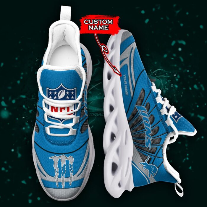 NFL Detroit Lions Max Soul Sneaker Custom Name Ver 8