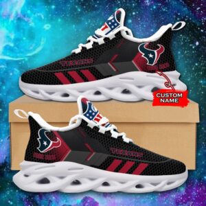 NFL Houston Texans Max Soul Sneaker Custom Name 43M1