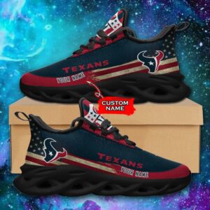 NFL Houston Texans Max Soul Sneaker Custom Name Pod 42 M1RTT