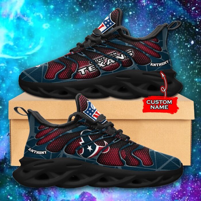 NFL Houston Texans Max Soul Sneaker Custom Name Ver 5