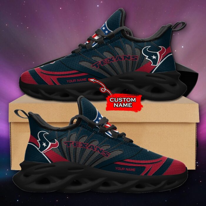 NFL Houston Texans Max Soul Sneaker Custom Name Ver 8