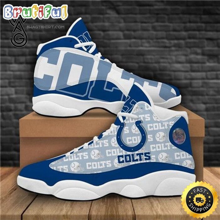 NFL Indianapolis Colts Air Jordan 13 Shoes 2