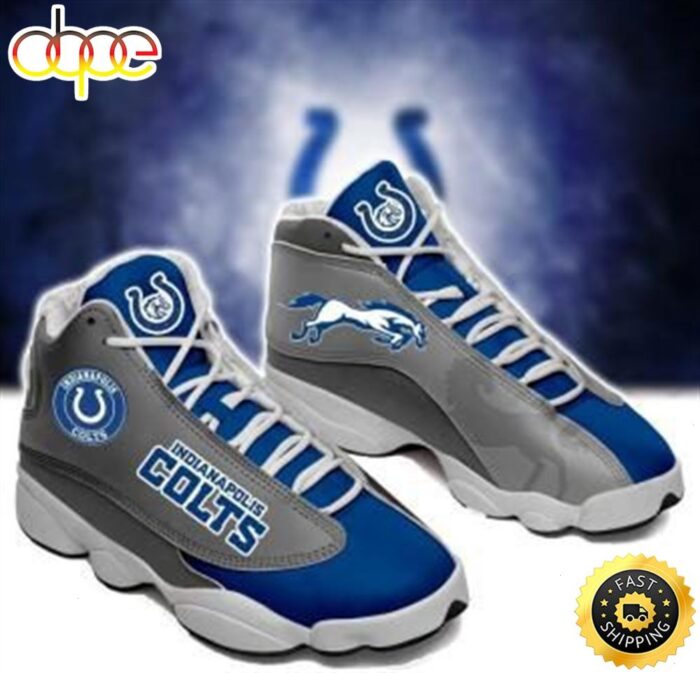 NFL Indianapolis Colts Air Jordan 13 Shoes V2