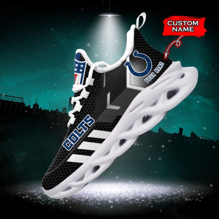 NFL Indianapolis Colts Max Soul Sneaker Custom Name 43M1