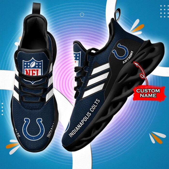 NFL Indianapolis Colts Max Soul Sneaker Custom Name Ver 7