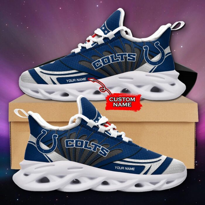 NFL Indianapolis Colts Max Soul Sneaker Custom Name Ver 8