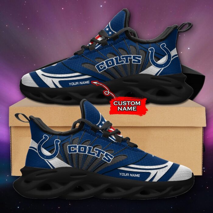 NFL Indianapolis Colts Max Soul Sneaker Custom Name Ver 8