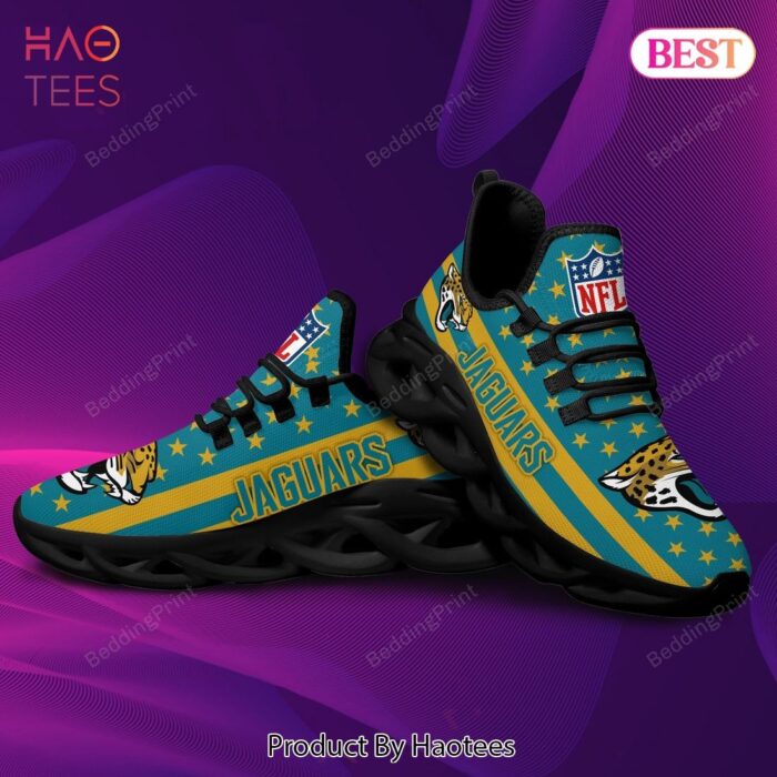 NFL Jacksonville Jaguars Blue Mix Gold Max Soul Shoes