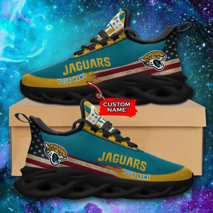 NFL Jacksonville Jaguars Max Soul Sneaker Custom Name Pod 42 M1RTT