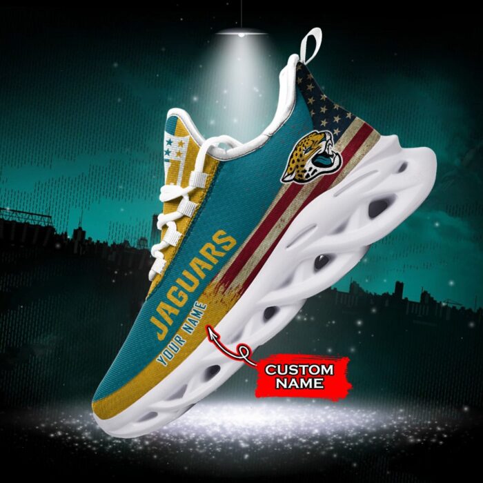 NFL Jacksonville Jaguars Max Soul Sneaker Custom Name Pod 42 M1RTT