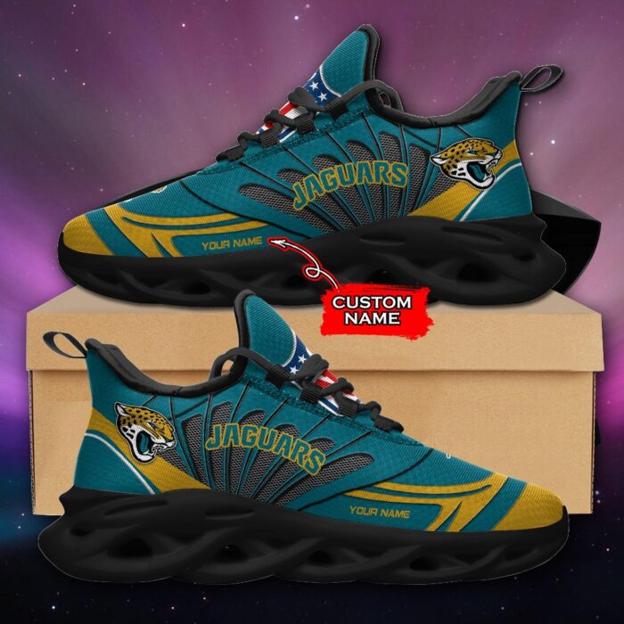 NFL Jacksonville Jaguars Max Soul Sneaker Custom Name Ver 8