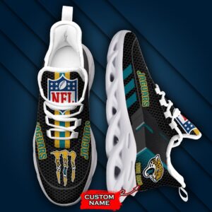 NFL Jacksonville Jaguars Max Soul Sneaker Monster Custom Name 43M12