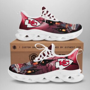 NFL Kansas City Chiefs Jack Skellington Halloween Max Soul Shoes