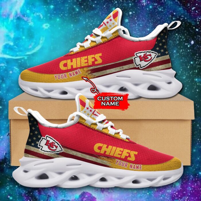 NFL Kansas City Chiefs Max Soul Sneaker Custom Name Pod 42 M1RTT