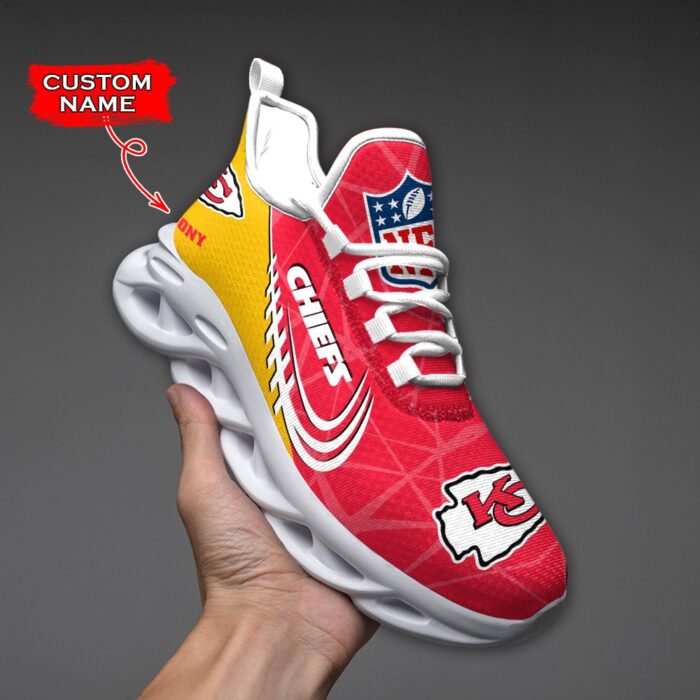 NFL Kansas City Chiefs Max Soul Sneaker Custom Name Ver 3