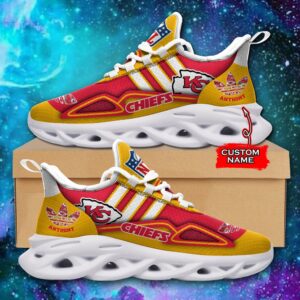 NFL Kansas City Chiefs Max Soul Sneaker Custom Name Ver 4