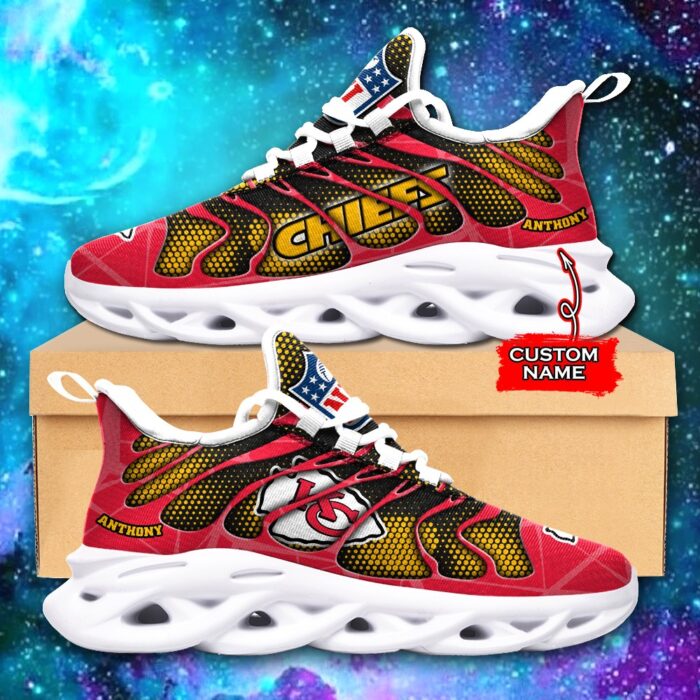 NFL Kansas City Chiefs Max Soul Sneaker Custom Name Ver 5