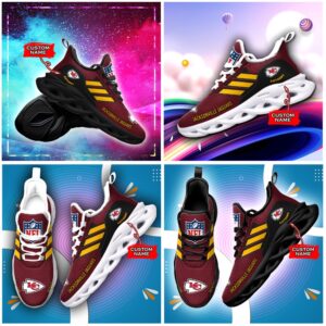 NFL Kansas City Chiefs Max Soul Sneaker Custom Name Ver 7