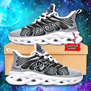 NFL Las Vegas Raiders Max Soul Sneaker Custom Name Ver 6