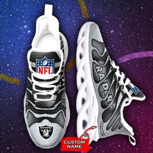 NFL Las Vegas Raiders Max Soul Sneaker Custom Name Ver 6