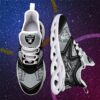 NFL Las Vegas Raiders Silver Black Max Soul Shoes V3