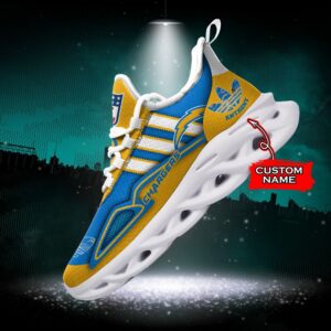 NFL Los Angeles Chargers Max Soul Sneaker Custom Name Ver 4