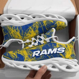 NFL Los Angeles Rams Blue Yellow Version Max Soul Shoes