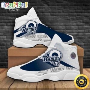 NFL Los Angeles Rams Dark Blue Air Jordan 13 Shoes