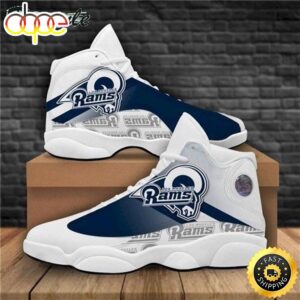 NFL Los Angeles Rams Dark Blue Air Jordan 13 Shoes