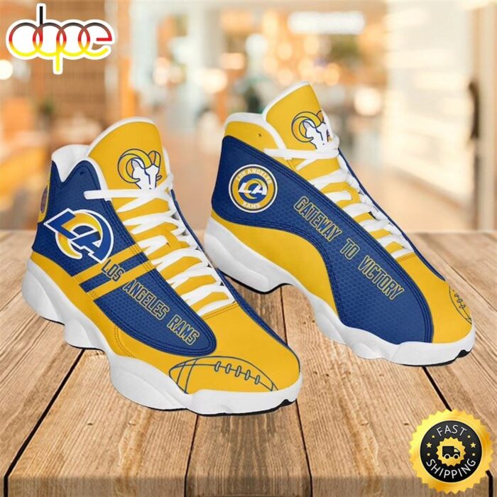 NFL Los Angeles Rams Gateway To Victory Air Jordan 13 Shoes